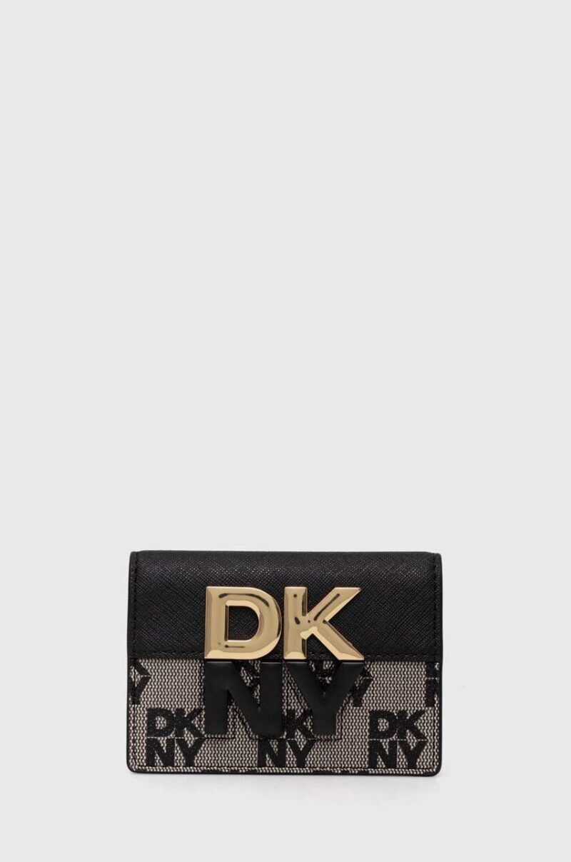 Dkny carcasa cardului culoarea negru