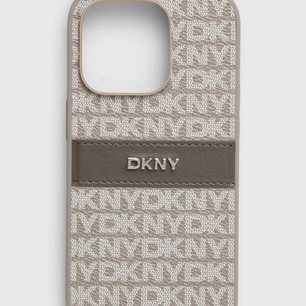 Dkny etui pentru telefon iPhone 14 Pro 6.1 culoarea gri