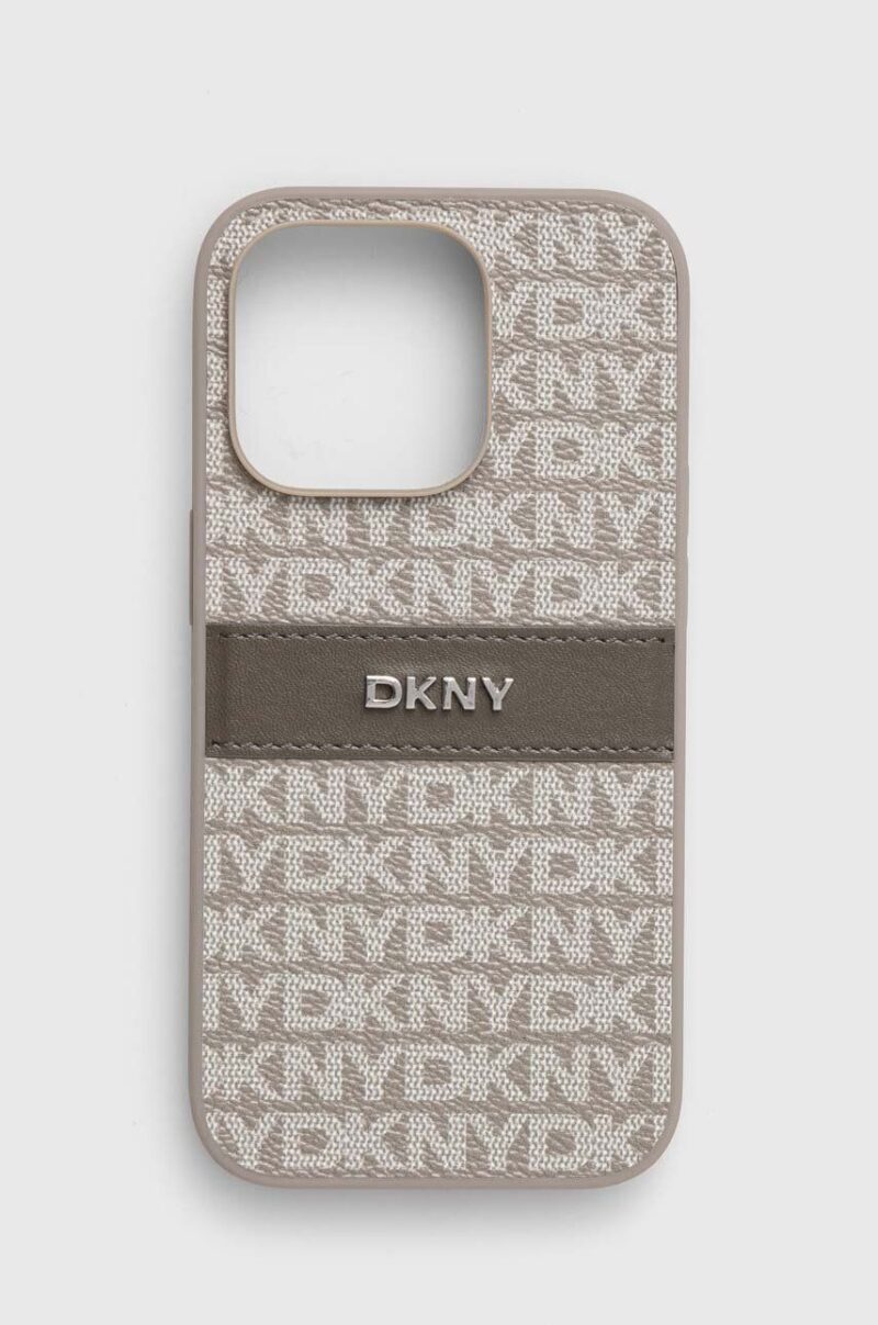 Dkny etui pentru telefon iPhone 14 Pro 6.1 culoarea gri