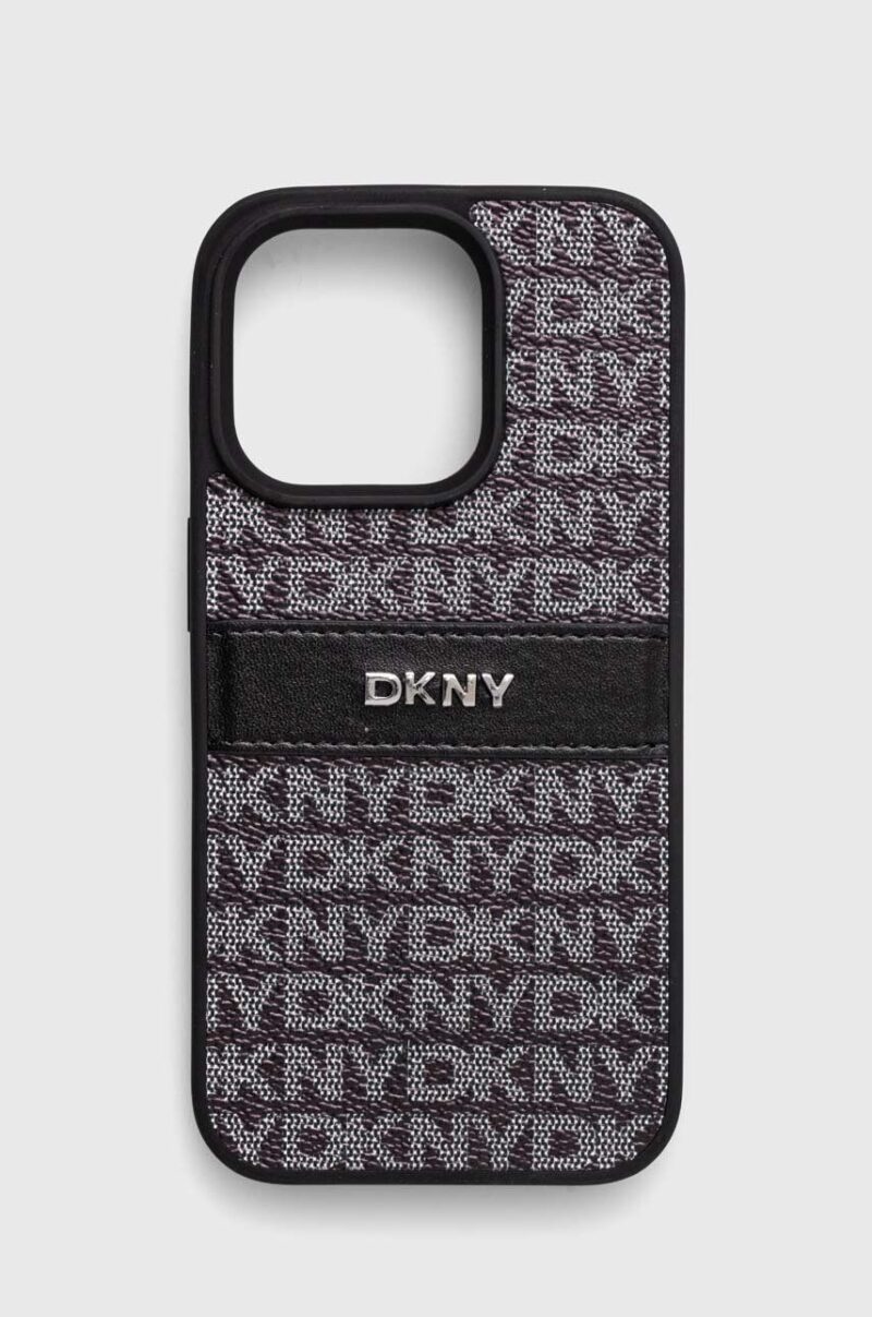 Dkny etui pentru telefon iPhone 15 Pro 6.1 culoarea negru