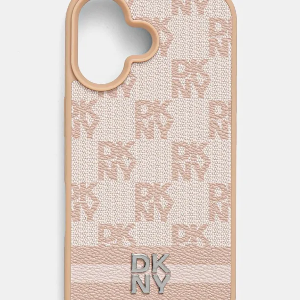 Dkny etui pentru telefon iPhone 16 6.1 culoarea portocaliu