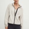 Dkny hanorac fleece culoarea bej