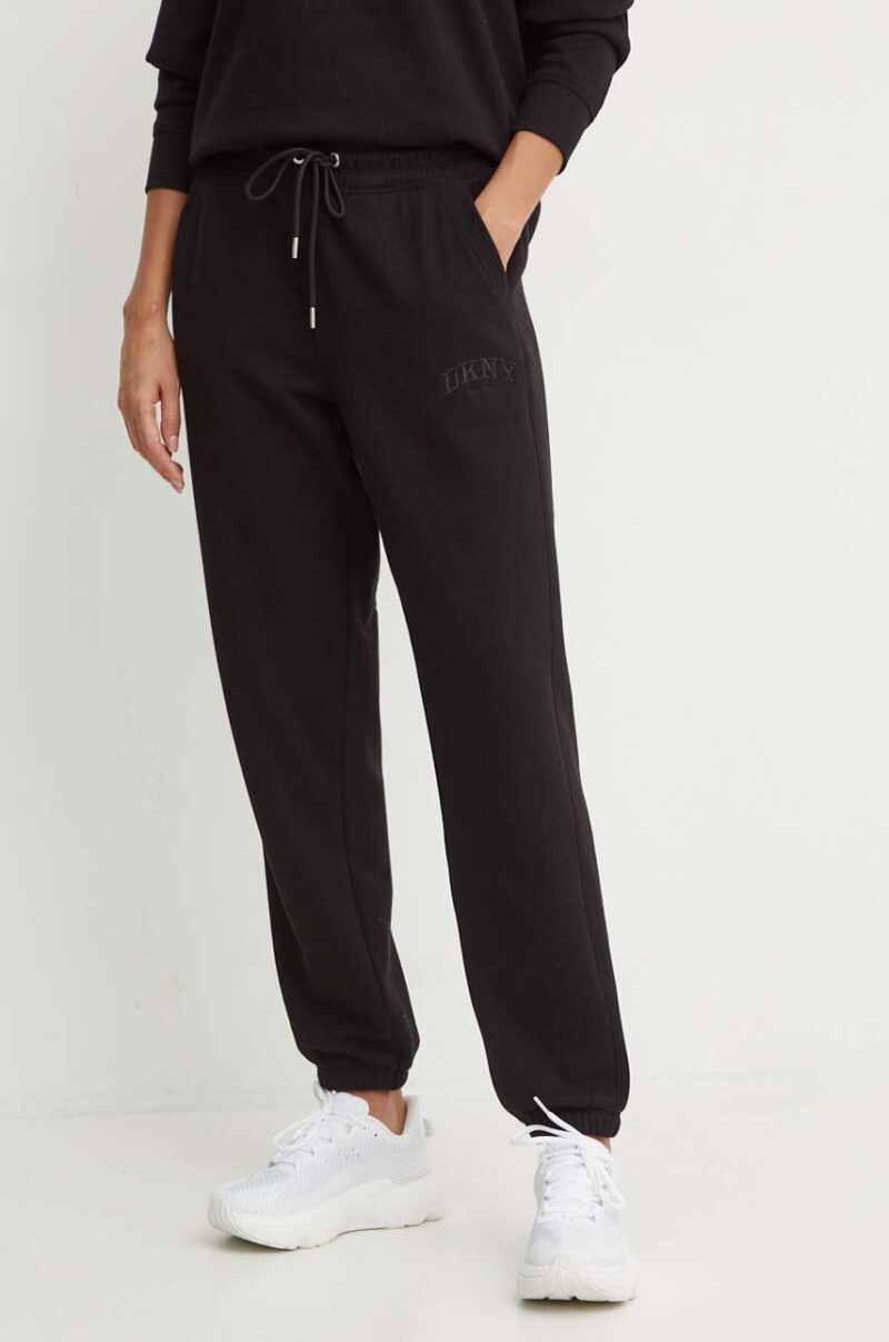 Dkny pantaloni de trening culoarea negru