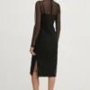 Dkny rochie culoarea negru