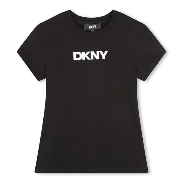 Dkny tricou copii culoarea negru