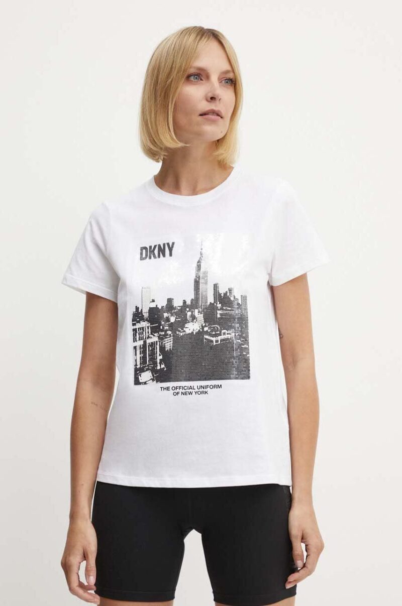 Dkny tricou din bumbac femei