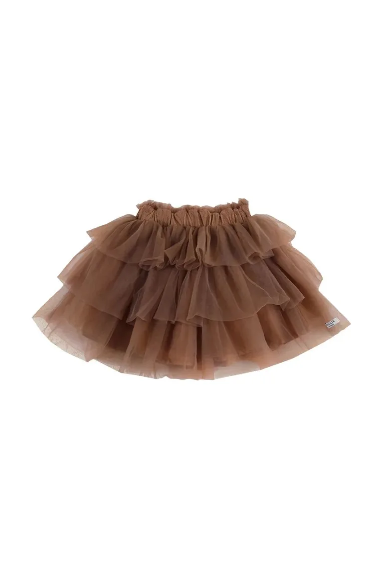 Donsje fusta fete Mirre Skirt culoarea maro