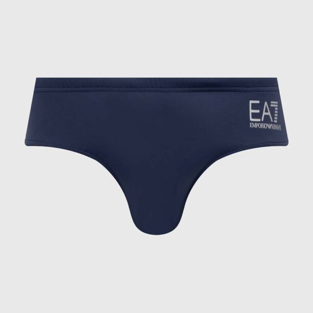 EA7 Emporio Armani costum de baie culoarea albastru marin