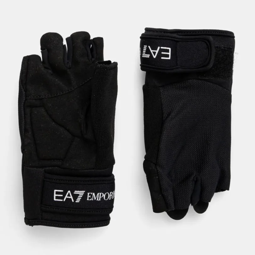 EA7 Emporio Armani manusi culoarea negru