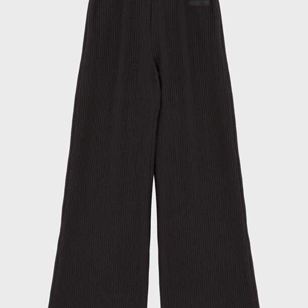 EA7 Emporio Armani pantaloni copii culoarea negru