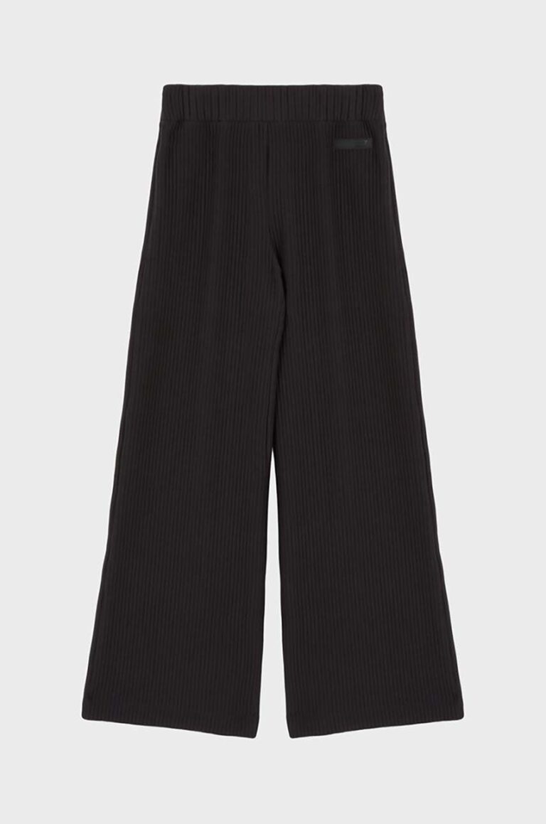 EA7 Emporio Armani pantaloni copii culoarea negru