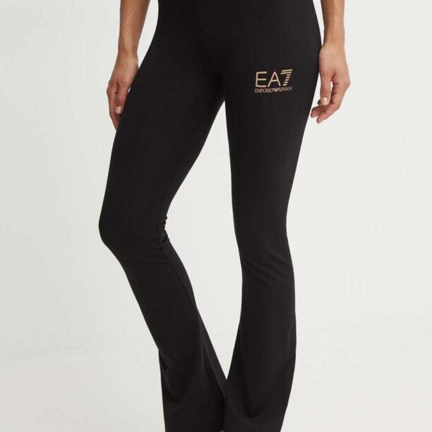 EA7 Emporio Armani pantaloni de trening culoarea negru