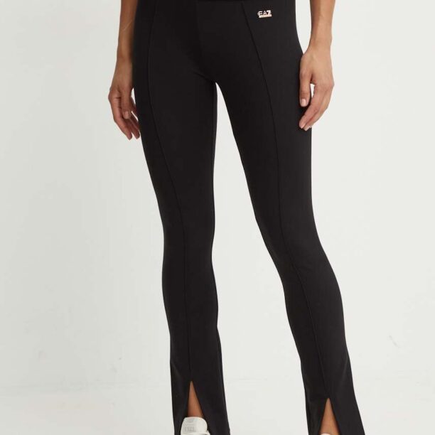 EA7 Emporio Armani pantaloni de trening culoarea negru