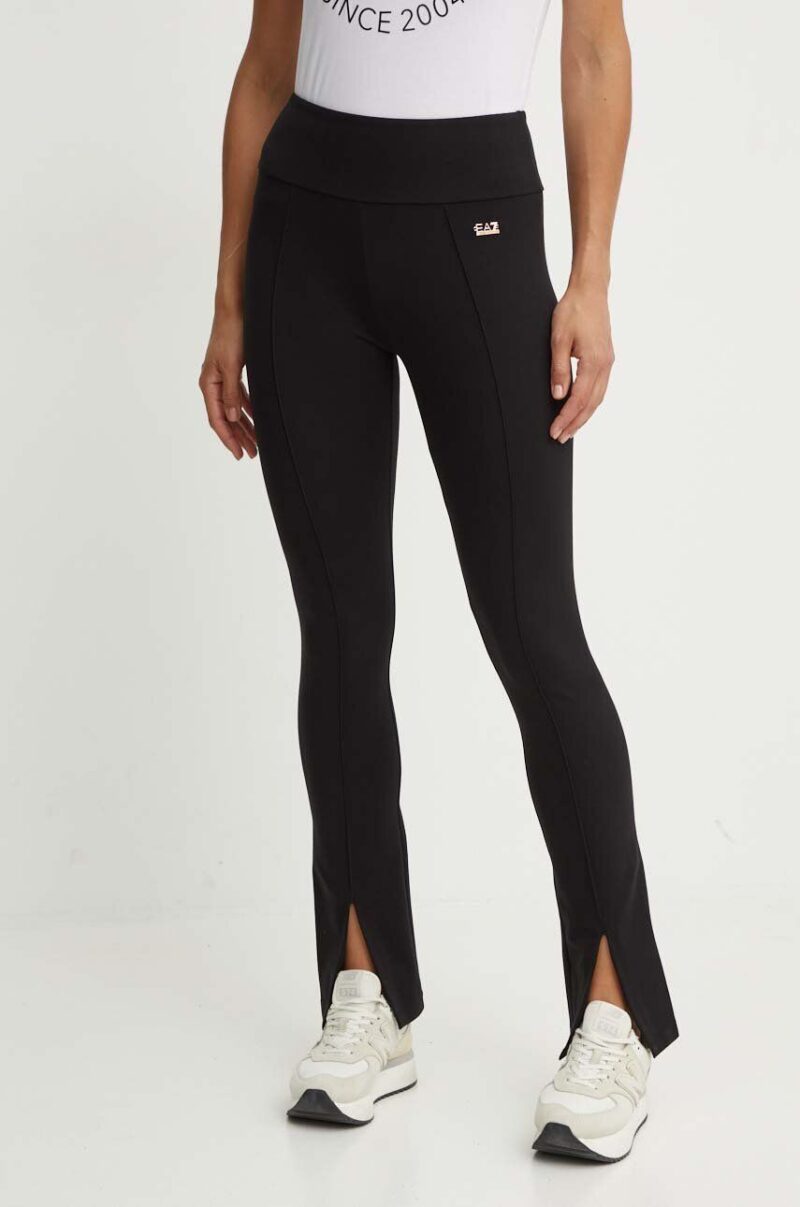 EA7 Emporio Armani pantaloni de trening culoarea negru