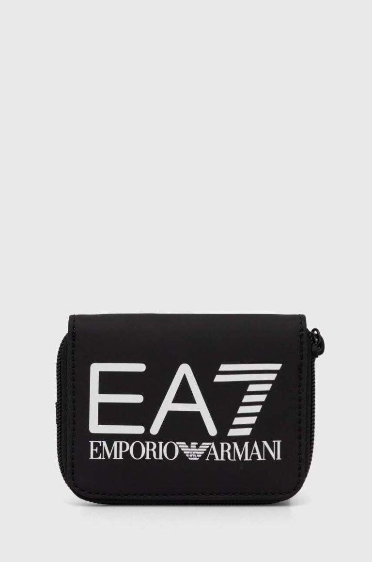 EA7 Emporio Armani portofel culoarea negru