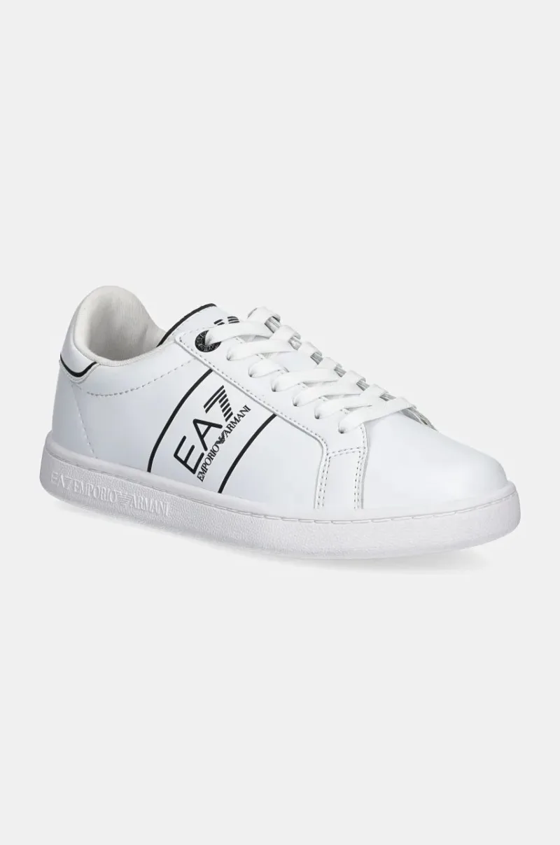 EA7 Emporio Armani sneakers pentru copii culoarea alb