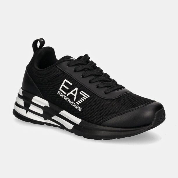 EA7 Emporio Armani sneakers pentru copii culoarea negru