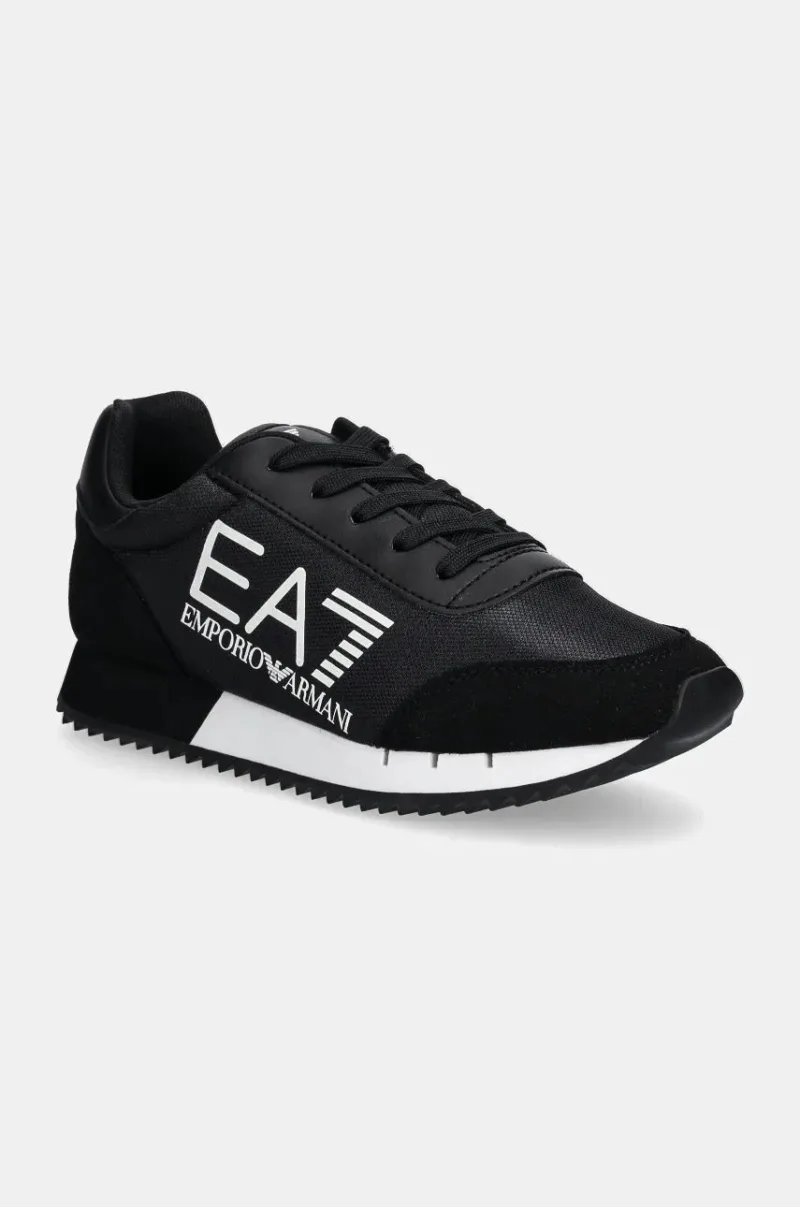 EA7 Emporio Armani sneakers pentru copii culoarea negru