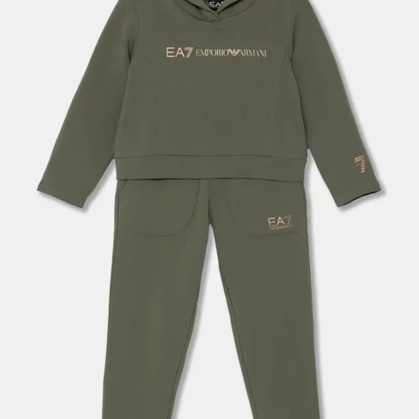 EA7 Emporio Armani trening culoarea verde