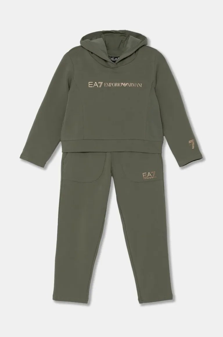 EA7 Emporio Armani trening culoarea verde