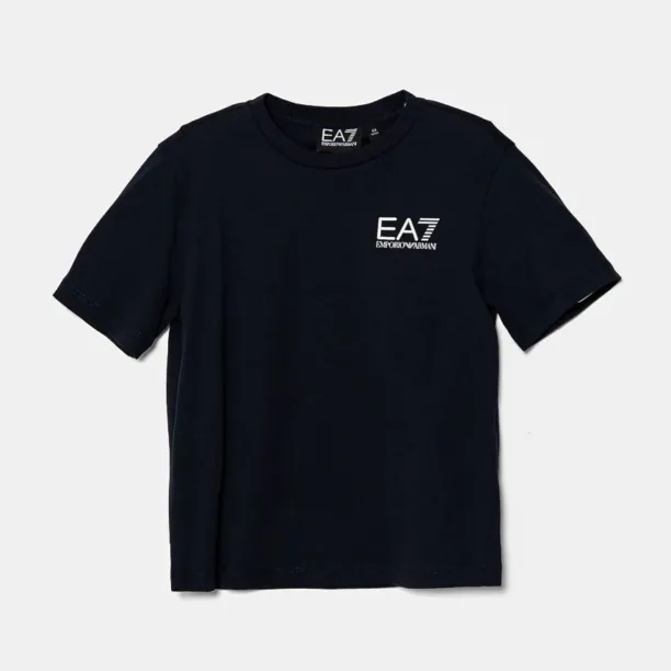 EA7 Emporio Armani tricou de bumbac pentru copii cu imprimeu