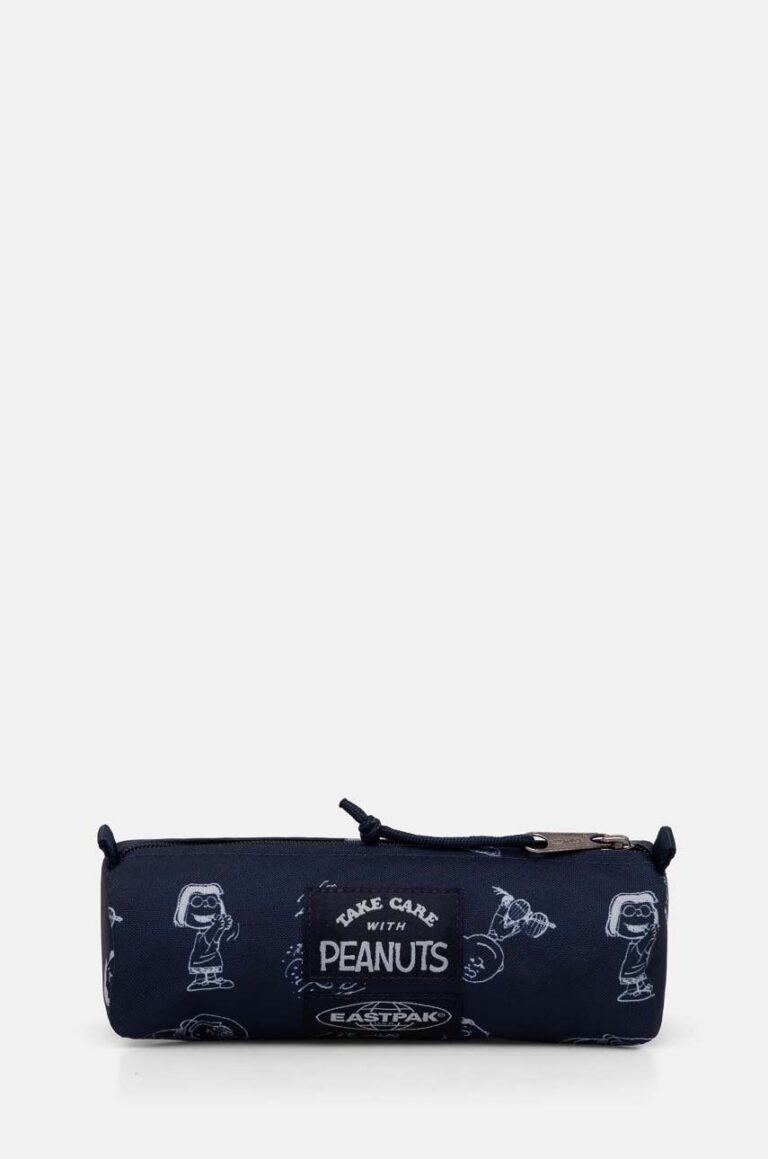 Eastpak penar BENCHMARK SINGLE x Peanuts culoarea albastru marin