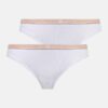 Emporio Armani Underwear tanga 2-pack culoarea alb