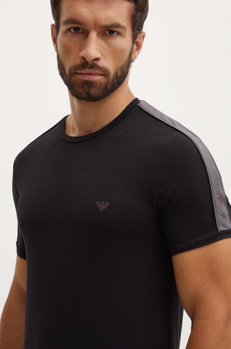 Emporio Armani Underwear tricou lounge culoarea negru