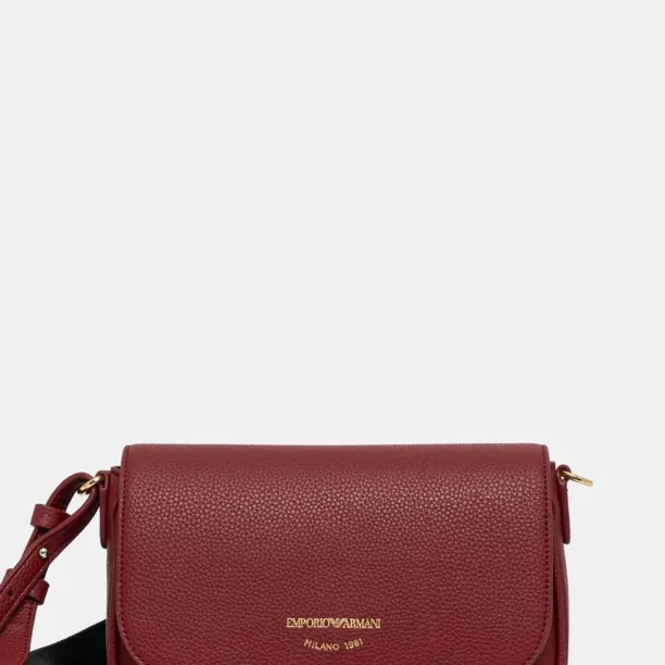 Emporio Armani poseta culoarea bordo