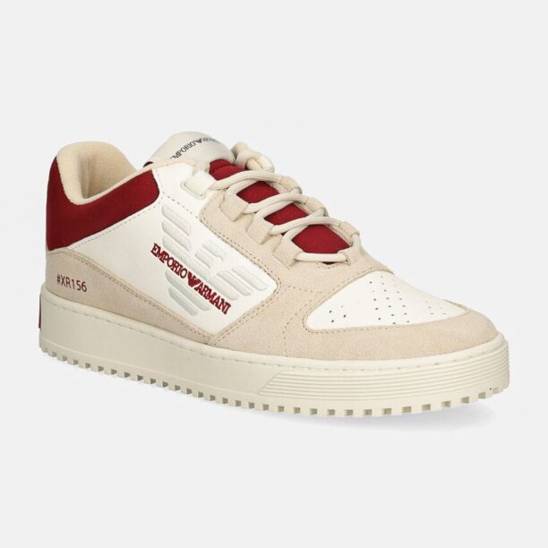 Emporio Armani sneakers culoarea bej