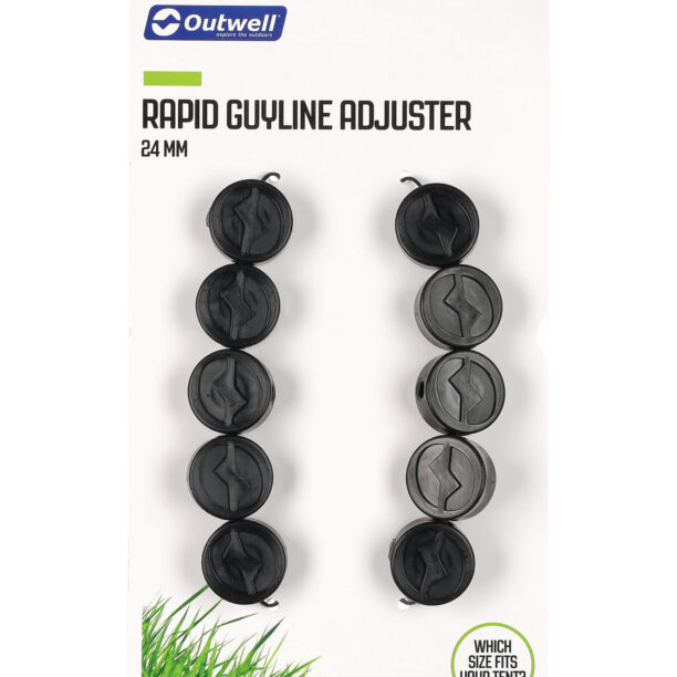 Extractoare Outwell Rapid Guyline Adjuster 24 mm - black preţ