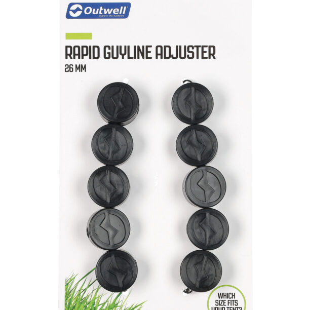 Cumpăra Extractoare Outwell Rapid Guyline Adjuster 26 mm - black