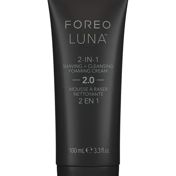 FOREO spumă de curățare facială 2în1 pentru bărbați LUNA™ 2-in-1 Shaving + Cleansing Foaming Cream 100 ml