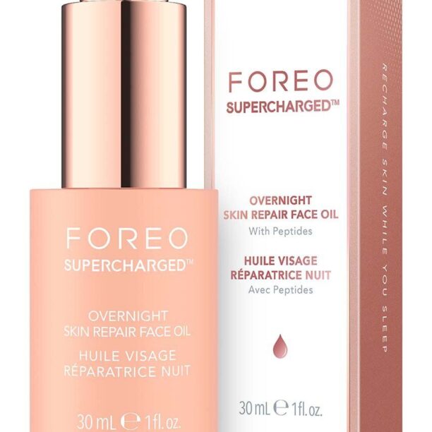 FOREO ulei reparator pentru față pe timp de noapte SUPERCHARGED Overnight Skin Repair Face Oil 30mL