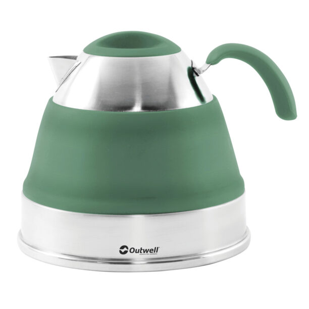 Fierbător Outwell Collaps Kettle 2.5L - shadow green