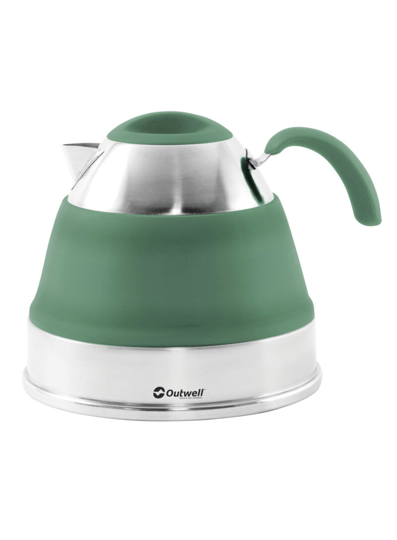 Fierbător Outwell Collaps Kettle 2.5L - shadow green