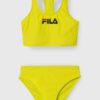 Fila costum de baie din două piese SAILLON culoarea verde