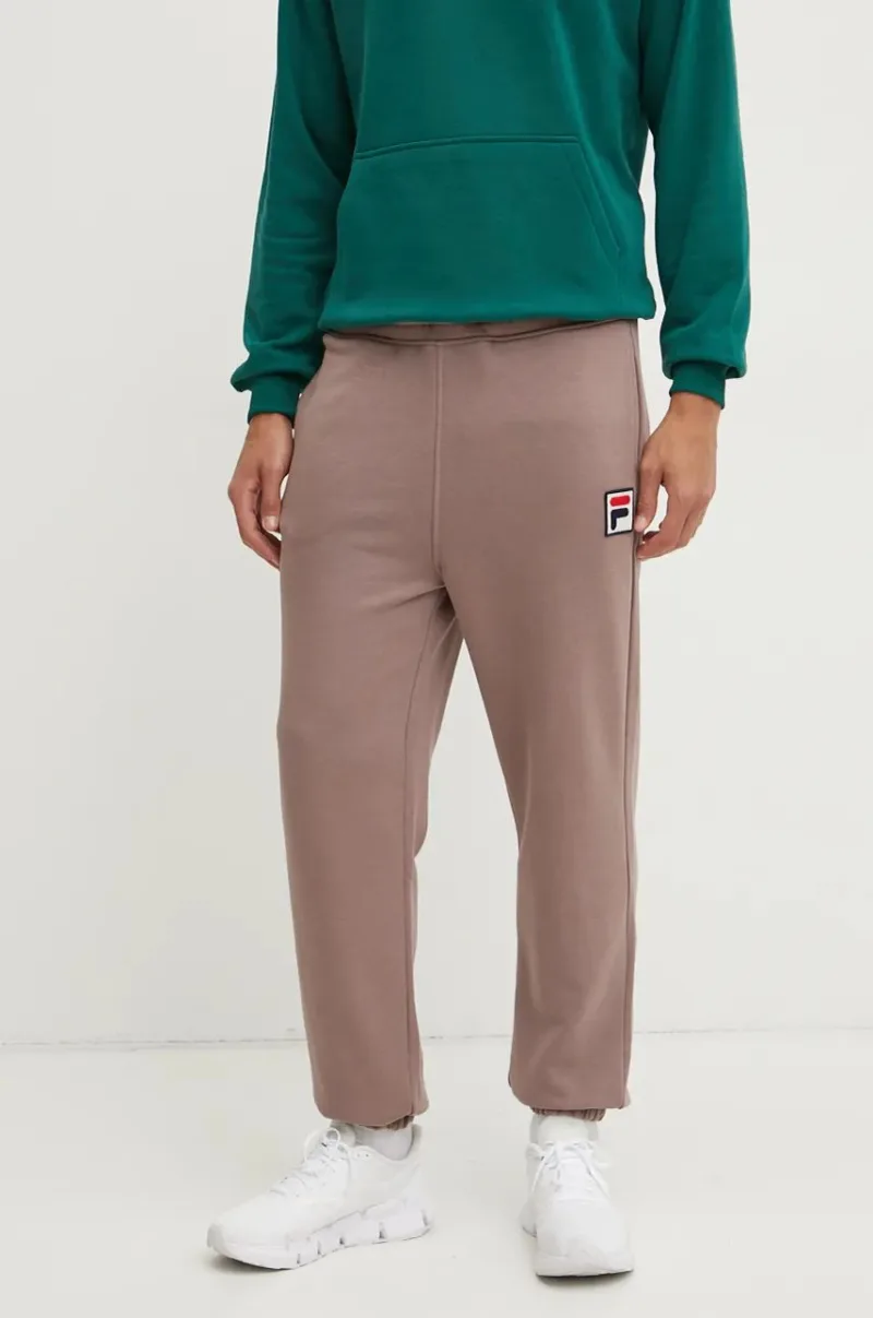 Fila pantaloni de trening Baydon culoarea bej