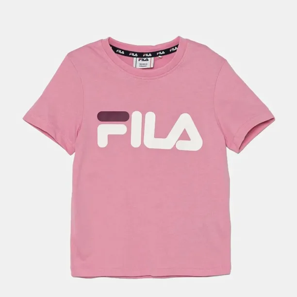 Fila tricou de bumbac pentru copii BAIA MARE culoarea roz