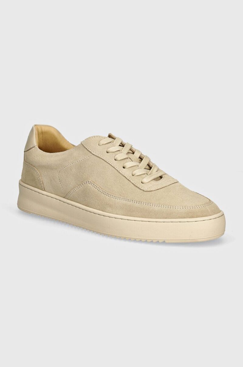 Filling Pieces sneakers din piele intoarsă Mondo Suede culoarea bej