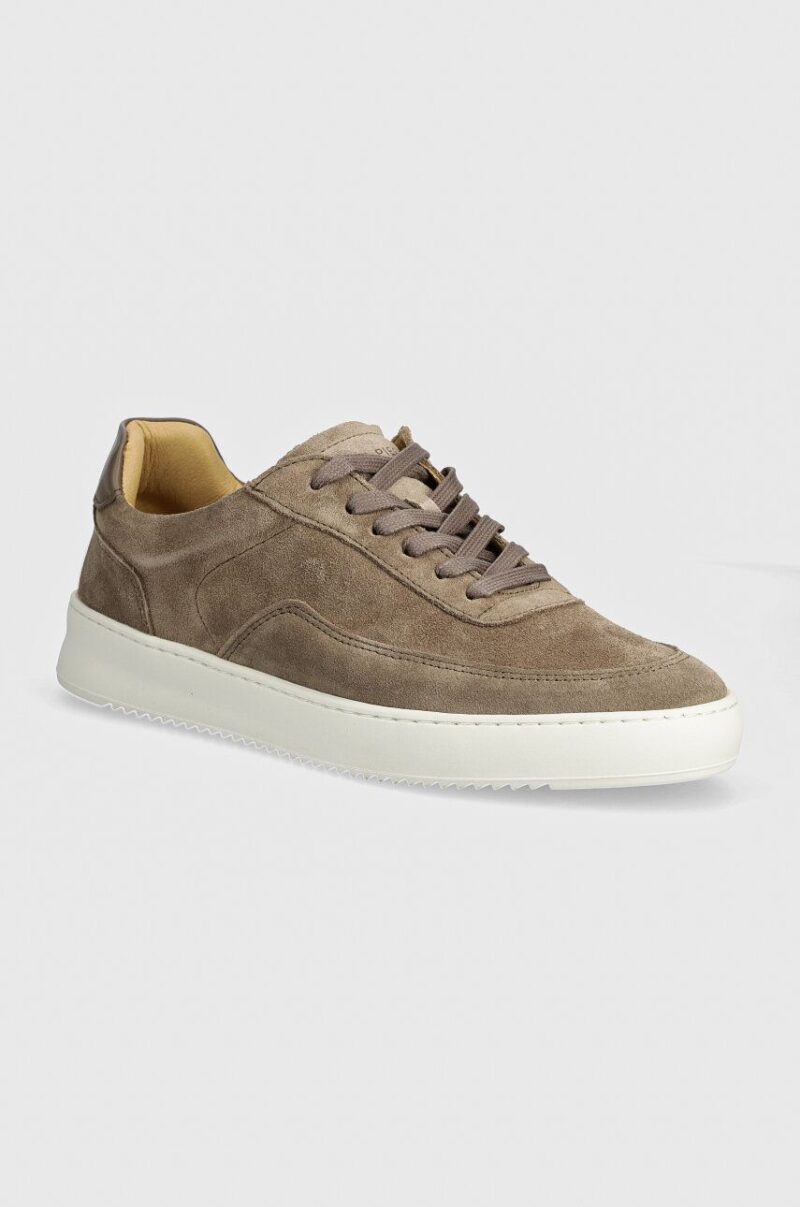 Filling Pieces sneakers din piele intoarsă Mondo Suede culoarea bej