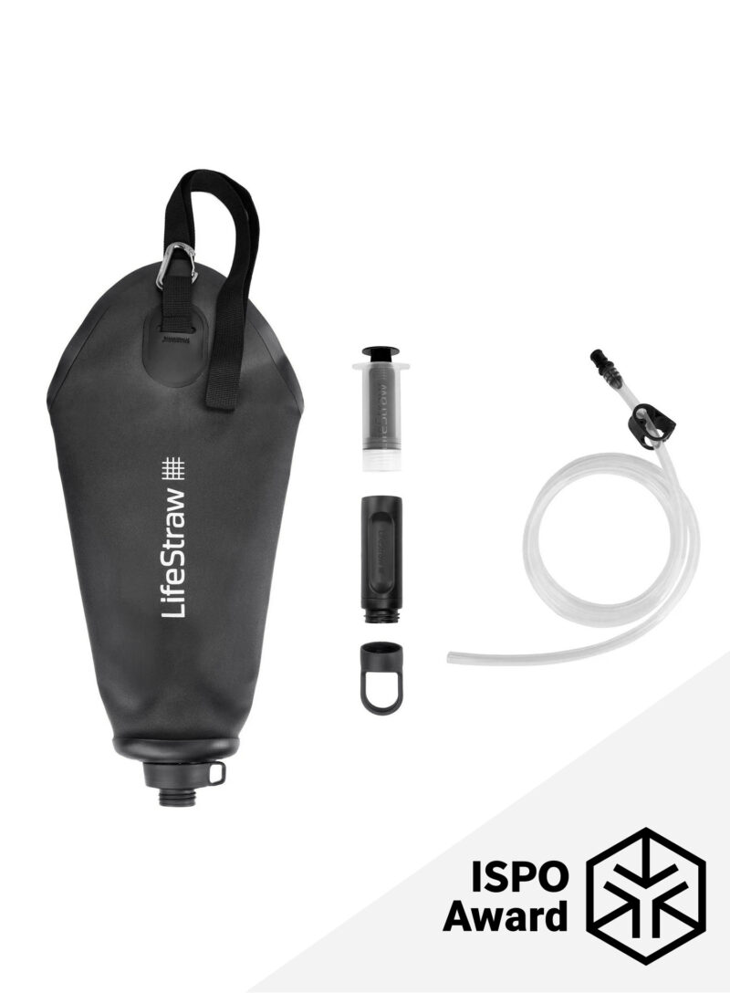 Filtru apă LifeStraw Peak Series Flex Gravity Water Filter System 3L - dark grey