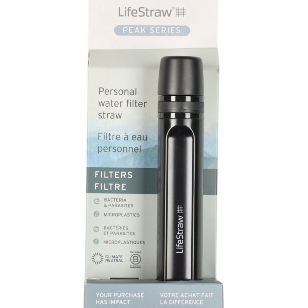 Cumpăra Filtru apă LifeStraw Peak Series Personal Water Filter Straw - dark grey