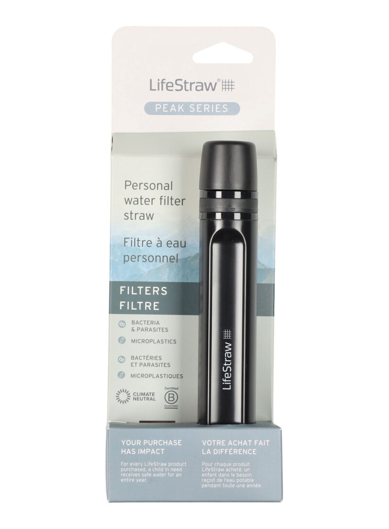 Cumpăra Filtru apă LifeStraw Peak Series Personal Water Filter Straw - dark grey