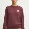 Fjallraven bluză trening 1960 Logo Badge culoarea bordo