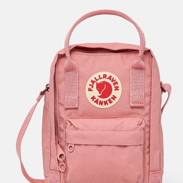 Fjallraven borseta Kanken Sling culoarea roz