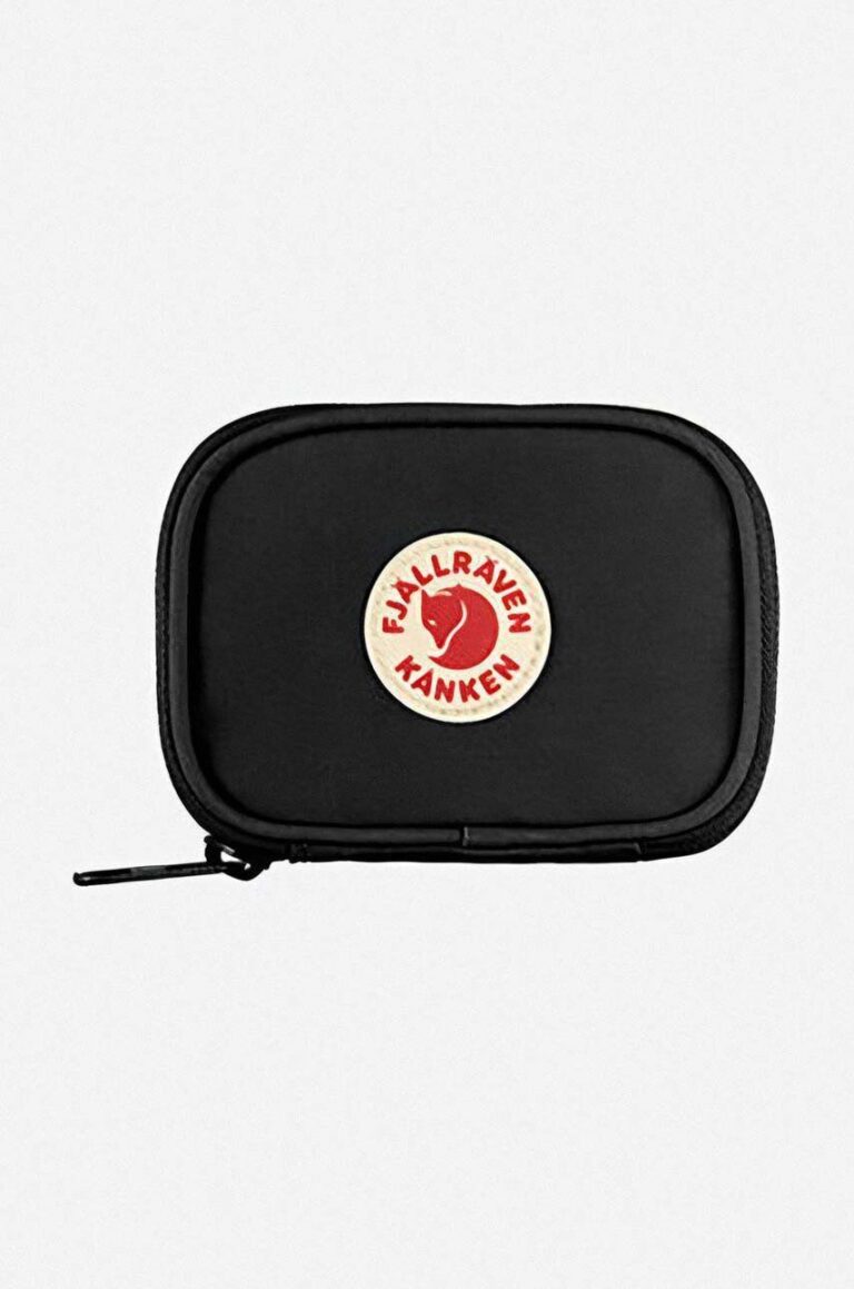 Fjallraven portofel Kanken Card Wallet culoarea negru