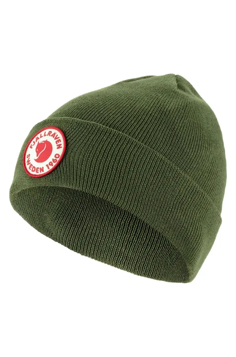 Fjallraven șapcă de lână pentru copii Kids 1960 Logo Hat culoarea verde