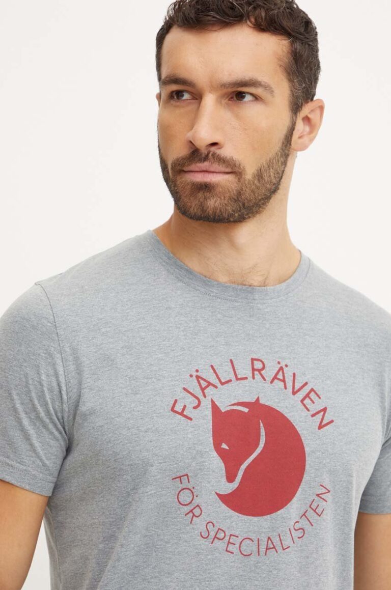 Fjallraven tricou sport Fjällräven Fox culoarea gri