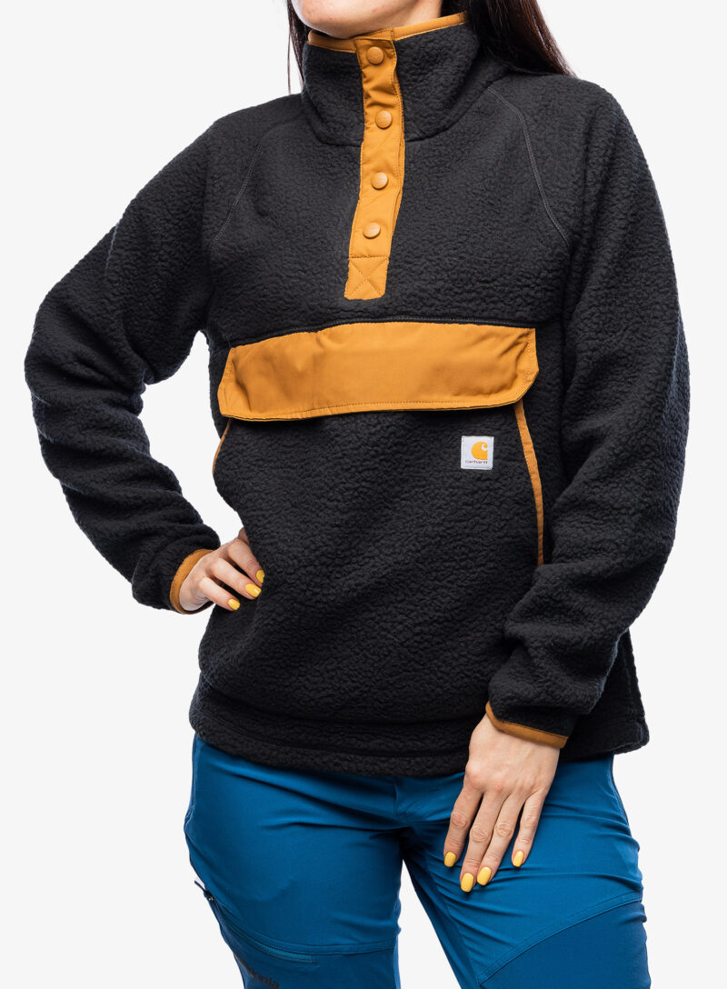 Cumpăra Fleece femei Carhartt Relaxed Fit Fleece Pullover - black